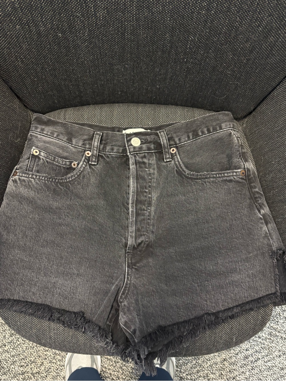 Agolde mila denim shorts